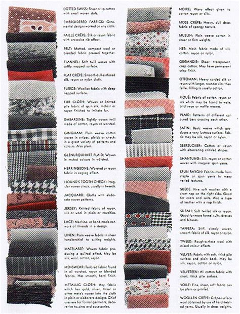 types  fabric sewing fabric sewing basics sewing techniques