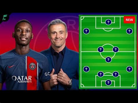 RANDAL KOLO MUANI Potential Line Ups PARIS SAINT GERMAIN With