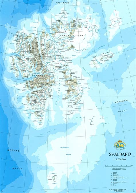 Svalbard map | Welcome to Mountain Polar Bear Adventures!