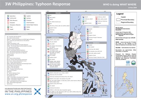 3W Philippines: Typhoon Response - Who is doing What Where (as of 16 Nov 2009) | OCHA