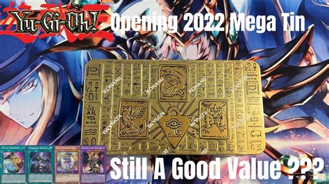 Yu Gi Oh 2022 Mega Tin Opening Tin Of The Pharaohs Gods Opening In