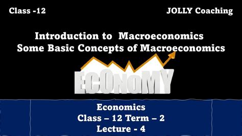 Introductory Macroeconomics Class Term Some Basic Concepts Of