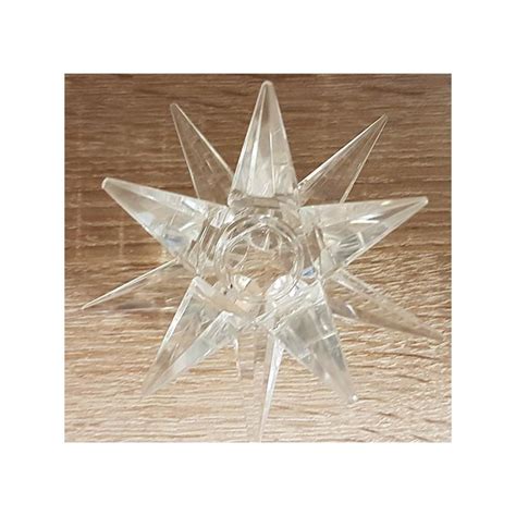 Crystal Glass Star Candle Holder Set Of Two