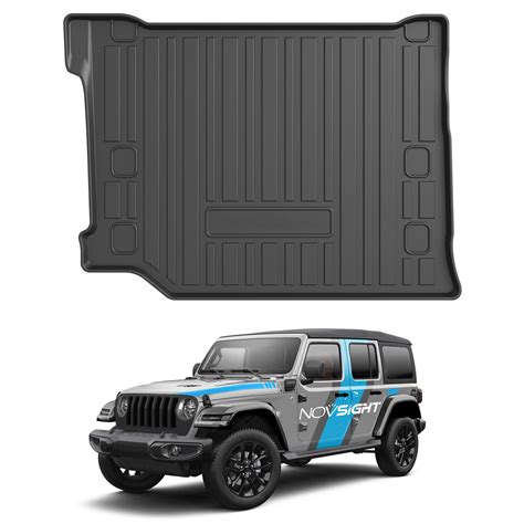 For Jeep Wrangler 4xe 2021 2024 Rear Trunk Mat Cargo Liner Floor Mat All Weather Ebay