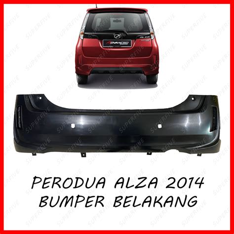 Perodua Alza Rear Bumper Bumper Belakang Shopee Malaysia