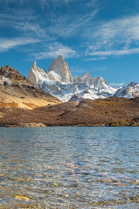 Fitz Roy Berg In Los Glaciares Nationalpark El Chalten Patagonien