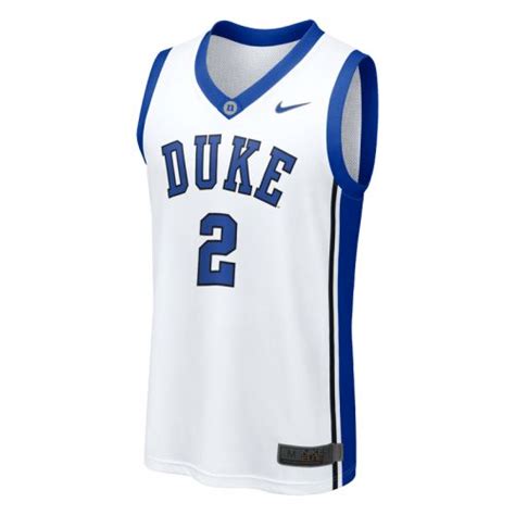 Nike Duke Blue Devils Replica Basketball Jersey 2 White