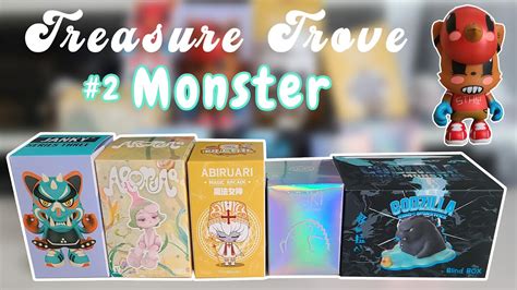 Treasure Trove 2 Monster Blind Box Unboxing Popmart Superplastic