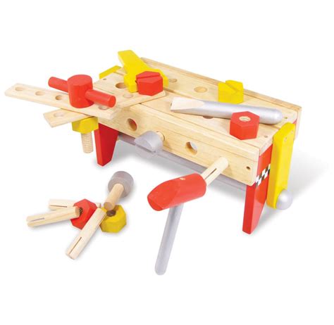 Etabli Bo Te Outils R Versible En Bois Vilac Pour Chambre Enfant