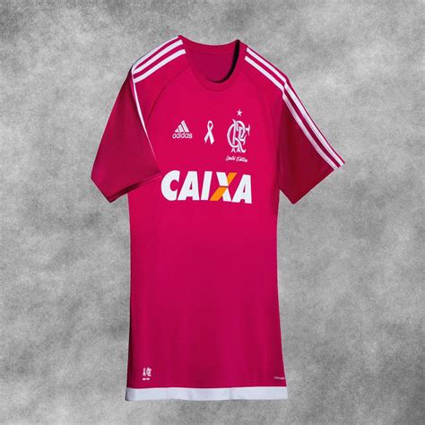 Camisa Rosa Do Flamengo Adidas Marca De Gol