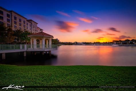 Downtown At The Gardens Sunset Behind The Landmark Condo Buidlin Hdr Photography By Captain Kimo