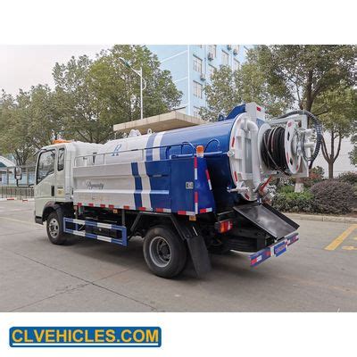 Howo Liters Septic Feacal Waste Tank Sewer Cleaning Sludge Vacuum