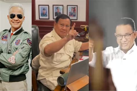 Saling Tanya Nilai Kinerja Menhan Prabowo Ini Jawaban Ganjar Dan Anies