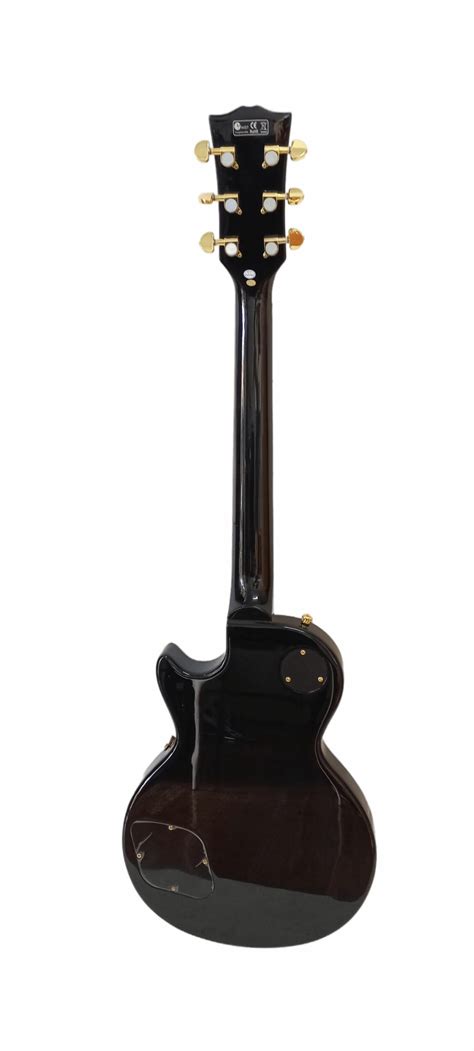 Guitarra Eléctrica Marca Parquer Tipo Les Paul Lp100bk Music Shaker