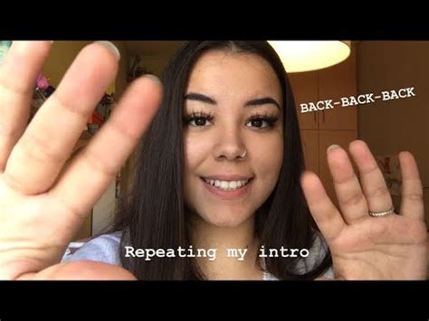 ASMR Repeating My INTRO Hand Movements YouTube