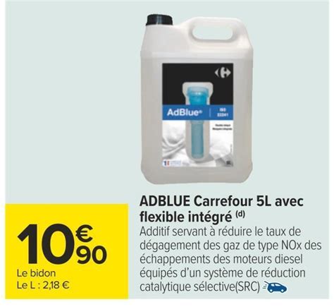 Promo Adblue Carrefour L Avec Flexible Int Gr Chez Carrefour