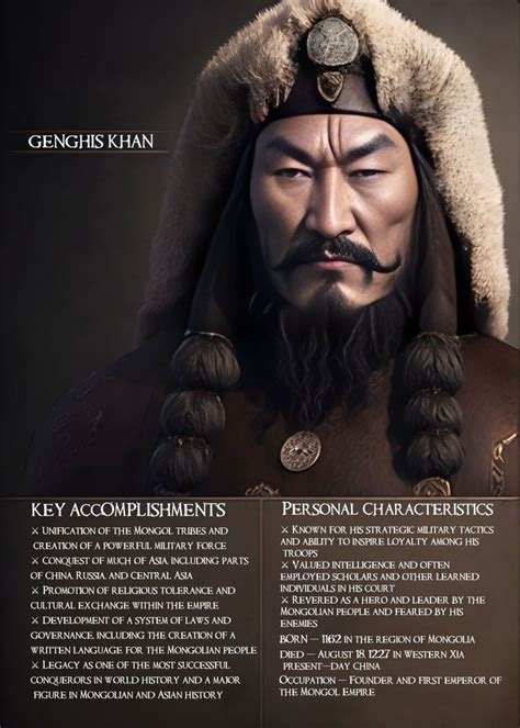 'Genghis Khan Resume' Poster, picture, metal print, paint by ...