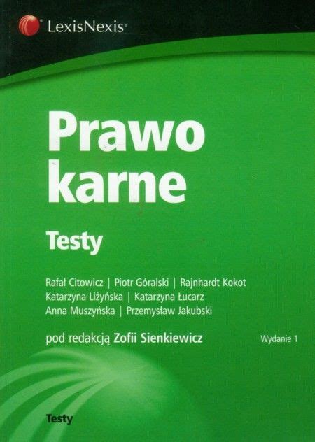 Prawo Karne Testy Ceny I Opinie Ceneo Pl