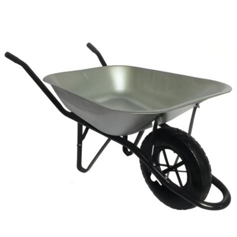 Wheel Barrow Wb6400 5 Cu Ft 65l Steel Tray With 4 00 8 Pneumatic Wheels