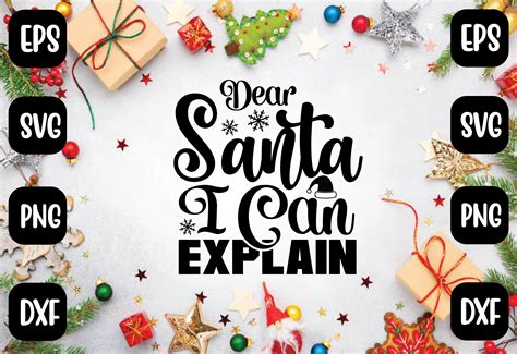 Dear Santa I Can Explain Svg Graphic by Cute Designer · Creative Fabrica
