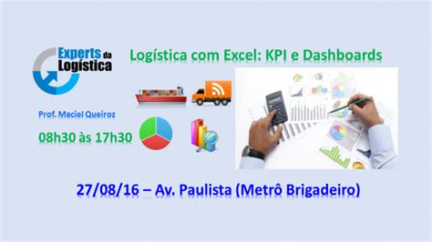 Log Stica Excel Kpi E Dashboards Turma Agosto Em S O Paulo Sympla