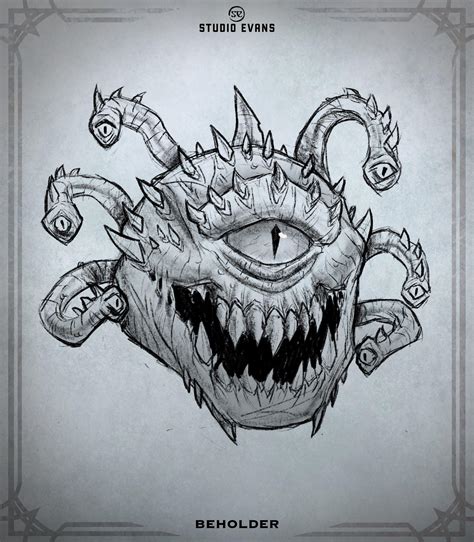 [OC] [Art] Beholder : r/DnD