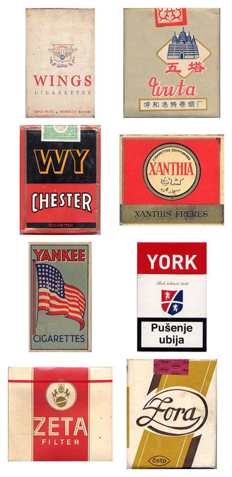 Vintage Cigarette Pack Designs 20 Pics