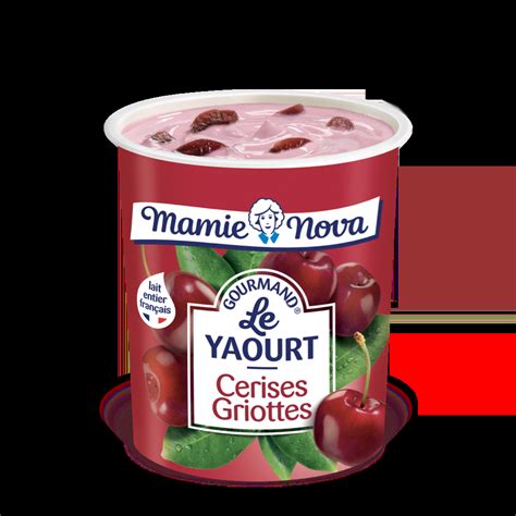 Yaourt Aux Fruits Cerises Griottes Mamie Nova