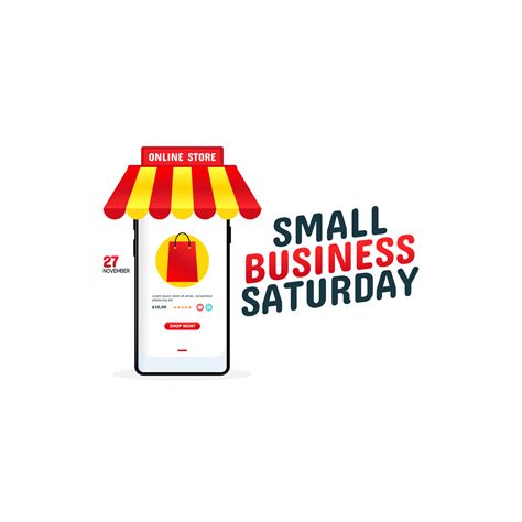 Vector Graphic Of Small Business Saturday Good For Small Business