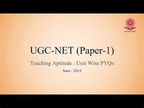 Teaching Aptitude Ugc Net Paper June Youtube