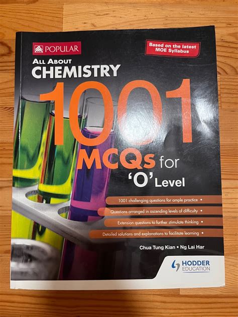 O Level Chemistry Mcq Book Hobbies Toys Books Magazines