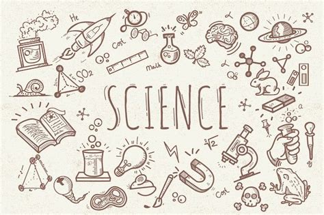 Free Vector Vintage Design Science Education Background Science