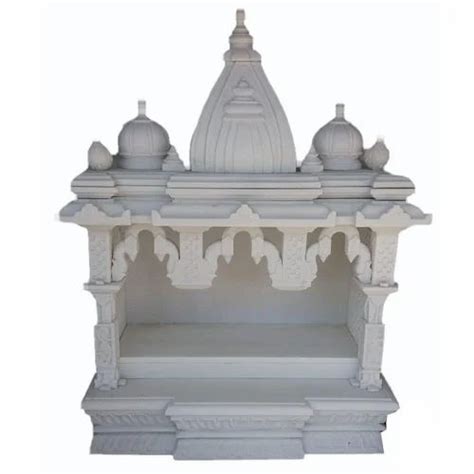 3 5Feet Makrana Marble Mandir For Religious And Worship Design