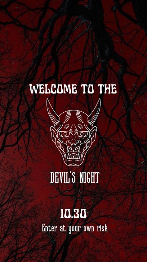 Devils Night Posters De Filmes Minimalistas Amantes De Livros Os