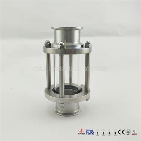 Sanitary Stainless Steel In Line Clamped Sight Glass China Kenco Sight Glass Sight Glass Flow