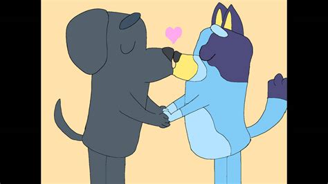 Bluey And Jean Luc Kissing By Erodrigu259 On Deviantart