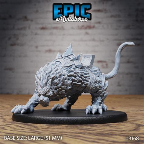 3D Printable Draconic Tiger Mount / Predator Lion / Dragonborn Beast ...