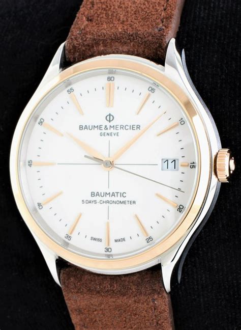 Baume Mercier Clifton Baumatic Pink Gold Ref Catawiki