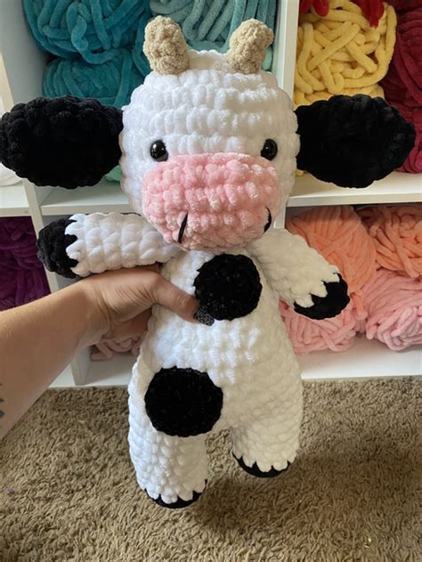 Amigurumi Cow A Free Crochet Pattern Grace And Yarn