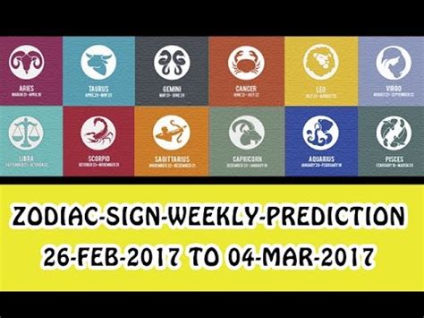 Weekly Prediction Th Feb To Th March Astrology Weekly