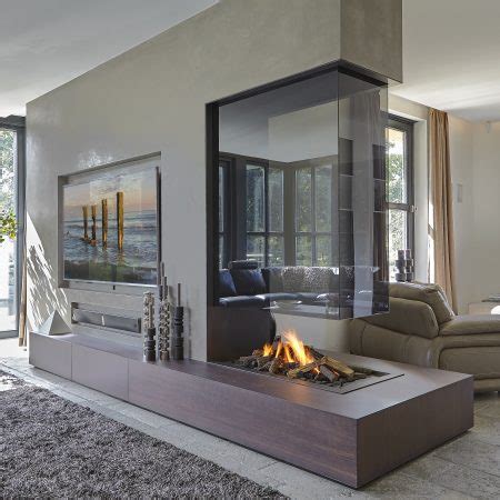 Modern Three Sided Fireplace Ideas For A Cozy And Stylish Home