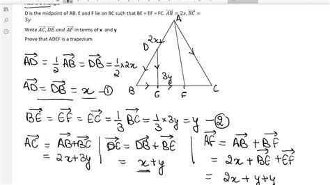 Exam Style Questions Vectors 3 Geometry GCSE Dave Academy YouTube