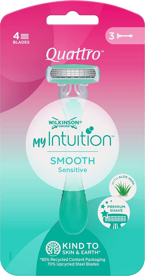 Wilkinson Sword Quattro For Women Sensitive Comfort Pack Of