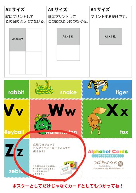 アルファベット表 エイゴキッズイチバ
