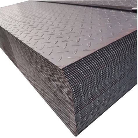 Hr Hot Rolled Carbon Steel Checker Plate Sheet Mild Steel Chequer Plate