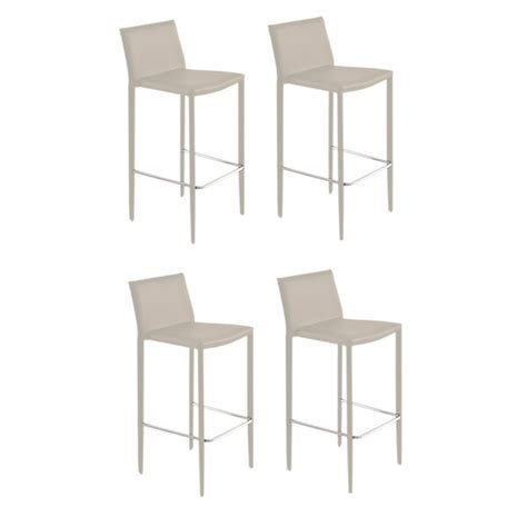 Kit Banquetas Alta Encosto Amanda Nude Leroy Merlin