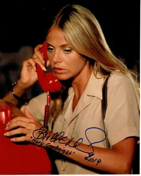 Britt Ekland Signed 8x10 The Man With The Golden Gun Mary Goodnight