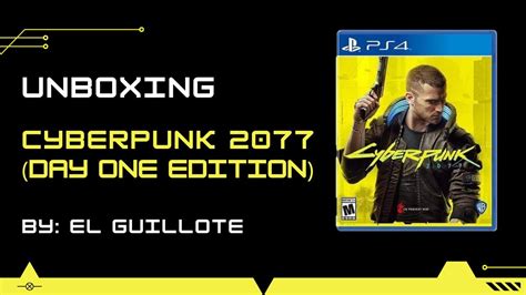 Unboxing Cyberpunk 2077 Day One Edition Ps4 Youtube