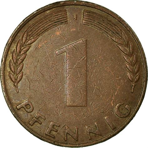 One Pfennig Coin From Germany Online Coin Club