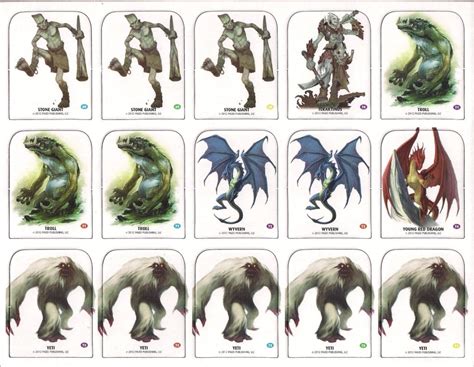 Dnd Monster Tokens Printable - Printable Calendars AT A GLANCE